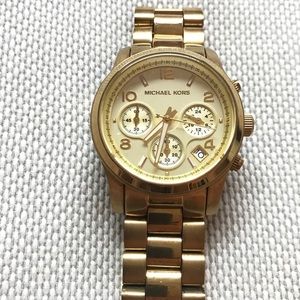 Michael Kors Chronographic Watch in Gold